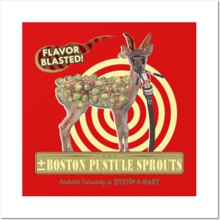 Flavor-Blasted Boston Pustule Sprouts -- Available at Dystopomart Posters and Art